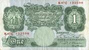 OTHER FOREIGN NOTES 1 livre Grande Bretagne. -