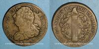 FRENCH MODERN COINS 2 sols Constitution (1791-1792). Strasbourg. Type FRANCAIS. Cuivre -