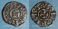 OTHER FEUDAL COINS Denier Dauphiné. Archevêché de Vienne. Henri le Noir, roi de Bourgogne . -