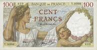 NOTES OF THE BANQUE DE FRANCE 100 francs Banque de France. Billet. Sully, -