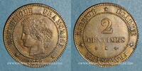 FRENCH MODERN COINS 2 centimes 3e république (1870-1940). Cérès Bordeaux. Petit K -