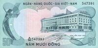 OTHER FOREIGN NOTES Vietnam du Sud. Banque Nationale du Vietnam. 50 dong -