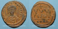 BYZANTINE EMPIRE follis Empire byzantin. Tibère II Constantin (578-582). 3/4 (= 30 noummia). Constantinople, 579-582 -