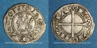 OTHER FEUDAL COINS Denier Comté de Provence. Alphonse I (II d'Aragon) . de Marseille de type royal coronat -