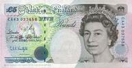 OTHER FOREIGN NOTES 5 livres Grande Bretagne. -