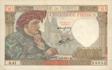 NOTES OF THE BANQUE DE FRANCE 50 francs Banque de France. Billet. Jacques Coeur, -