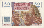 NOTES OF THE BANQUE DE FRANCE 50 francs Banque de France. Billet. Le Verrier, -