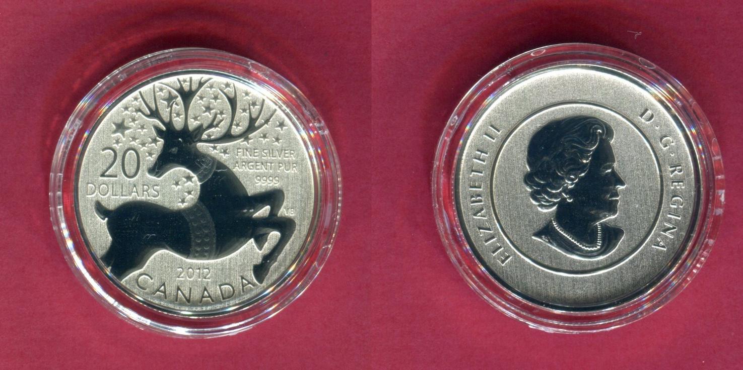 20 dollars 2012 kanada rentier proof with capsule