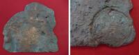Schweden, Sweden 4 Daler Kupferplatte Notgeld Large Copper Plate Frederik I Shipwreck -