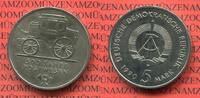 DDR GDR Eastern Germany 5 Mark Gedenkmünze 500 Jahre Postwesen Postkutsche -