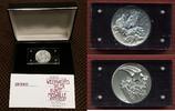 Bundesrepublik Deutschland Medaille Silber Weihnachten Christmas Taler Weihnachtstaler Kunstmedaille in Hochrelief, Hirte und Engel -