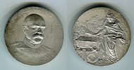 Deutsches Reich Medaille Bronze versilbert Otto Fürst von Bismarck Medaille - 30. Juli 1898 Todestag -