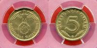 Germany, Third Reich 5 Reichspfennig Deutsches Reich, Drittes Reich Kursmuenze -