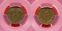 Germany, Third Reich 1 Pfennig Deutsches Reich, Drittes Reich, J.361 -