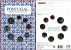 Portugal KMS 3,88 FDC Serie Anual Kursmünzensatz 1 Cent bis 2 Euro -