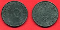 Drittes Reich 10 Pfennig Kursmünze SELTEN -