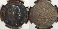 Germany Sachsen Kaiserreich Saxony 5 Mark Friedrich August III. Amazing Dark Toning ! -