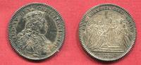 Frankreich Jeton Silber Ludwig XV. Salbung Consecration Reims Krönung -