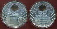 Palau 10 Dollars Silber The Metropolitan Opera Famous Opera, Crystal Serie 2 Unzen mit Glas Inlay -