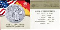 Germania 5 Marks The Allegories Columbia & Germania -