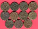 Russland 11 x 1 Denga Lot aus 11 x 1 Denga (1/2 Kopeke) -