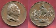 Frankreich France Bronzemedaille Französische Invasion in Spanien Stempel von Gayrard -