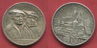 Deutschland Karl Goetz Weimarer Republik Silbermedaille Luthers Aufenth. auf der Veste Coburg 1530 -