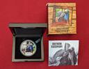 Tuvalu 1 Dollar Silbermünze - 1 oz Silver Proof Coin Endangered Series - Southern Cassowary - Helmkasuar -