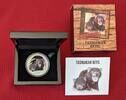 Tuvalu 1 Dollar Silbermünze - 1 oz Silver Proof Coin Endangered Series - Tasmanian Devil - Tasmanischer Teufel -