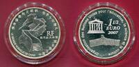 Frankreich 1 1/2 Euro Silbermünze Chinesische Mauer - Monnaie de Paris -