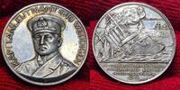 Deutschland 1. Weltkrieg Silbermedaille Kapitänleutnant Weddigen Versenkung England. Panzerkreuzer U 9 -