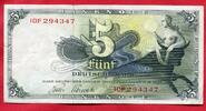 Bundesrepublik Deutschland 5 DM Banknote 5 Mark Bank Deutscher Länder Serie 10 F 2. Serie -