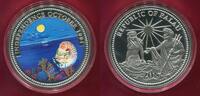 Palau 20 Dollar Silbermünze 5 Unzen Farbmünze Independence October Nautilus Marine Life Farbmünze -