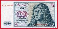 Western Germany FRG Bundesrepublik Deutschland 10 DM Banknote Gorch Fock Segelschiff Bartloser Mann Lucas Cranach d. Ä. CH M Serie -