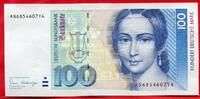 Bundesrepublik Deutschland 100 Deutsche Mark Clara Schumann Konzertflügel Ser. AN -