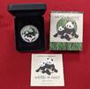Tuvalu 1 Dollar Silbermünze - 1 oz Silver Proof Coin Giant Panda - Wildlife in Need Serie -