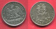 Mexico 1 Peso Nice strike with an averse Dieclash -