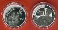 Frankreich, France 10 Euro Silbermünze Jacques Cartier - Grands Explorateurs - La Grande Hermine -