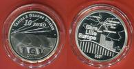 Frankreich France 10 Euro Silbermünze LILLE EUROPE TGV -
