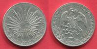 Mexico 8 Reales Durango City low mintage 996 000 -