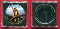 Kanada 5 Dollars Silbermünze Puma (1 oz, mit Farbauflage) -