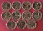 Österreich 11 * 10 Euro Kupfermünzen Lot aus 11 Kupfermünzen - Diverse Motive -