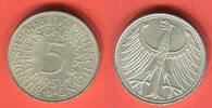 Deutschland 5 Mark DM Kursmünze Silberadler - Prägestätte München -
