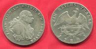 Brandenburg Preußen Taler Friedrich Wilhelm II. Silber Friedrich Wilhelm II. Breslau Schlesien -