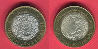 Mexico 10 Pesos Bimetall Al/Bro Azteken-Kalender -