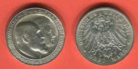 Württemberg 3 Mark Silberhochzeit des Königspaares -