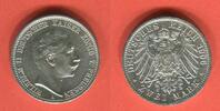 Preußen Deutsches Reich 2 Mark Silbermünze Kaiser Wilhelm II. Kursmünze Circulation Coin -