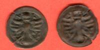 Brandenburg- Stadt Neuruppin Kipperpfennig, einseitig Georg Wilhelm ; 1619 -1640, -