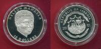 Liberia 10 Dollars Silbermünze Nelson Mandela -