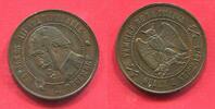 Frankreich Spottmedaille 10 Centimes Stil Napoleon III. Vampire DE France Sedan -